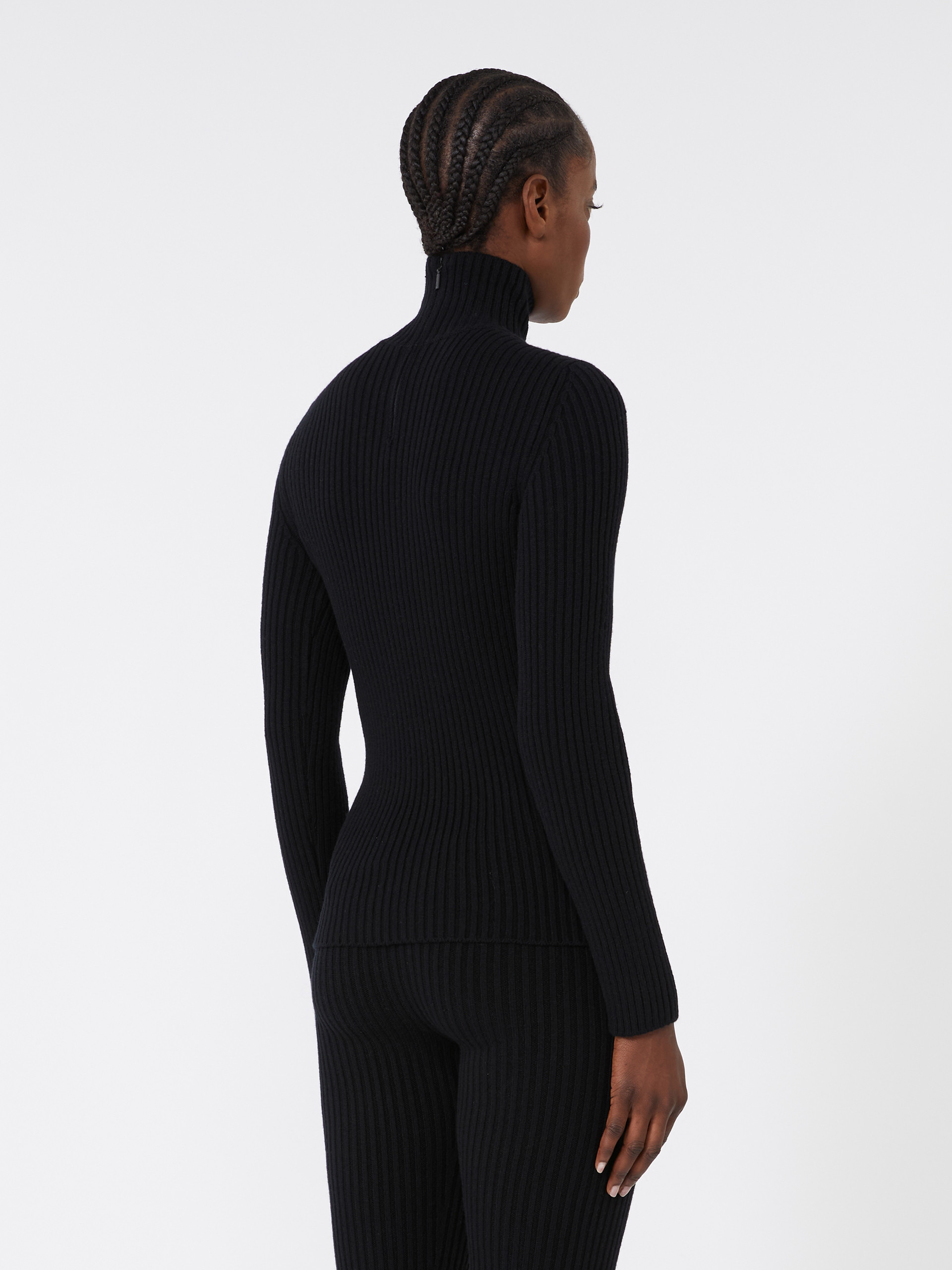 ARAL1234 Wool and cashmere ribbed turtleneck - 4
