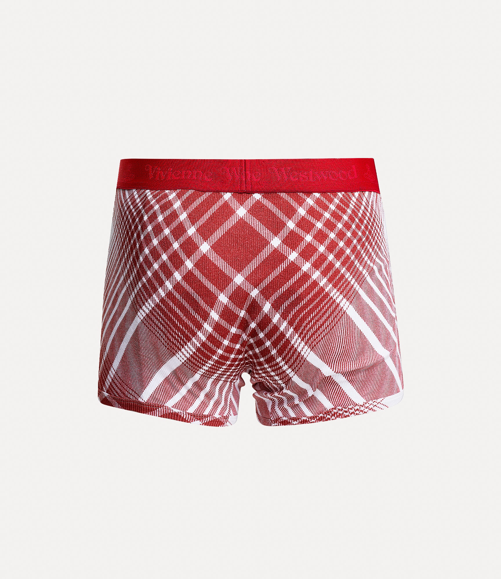 TARTAN BURGUNDY BOXER - 2
