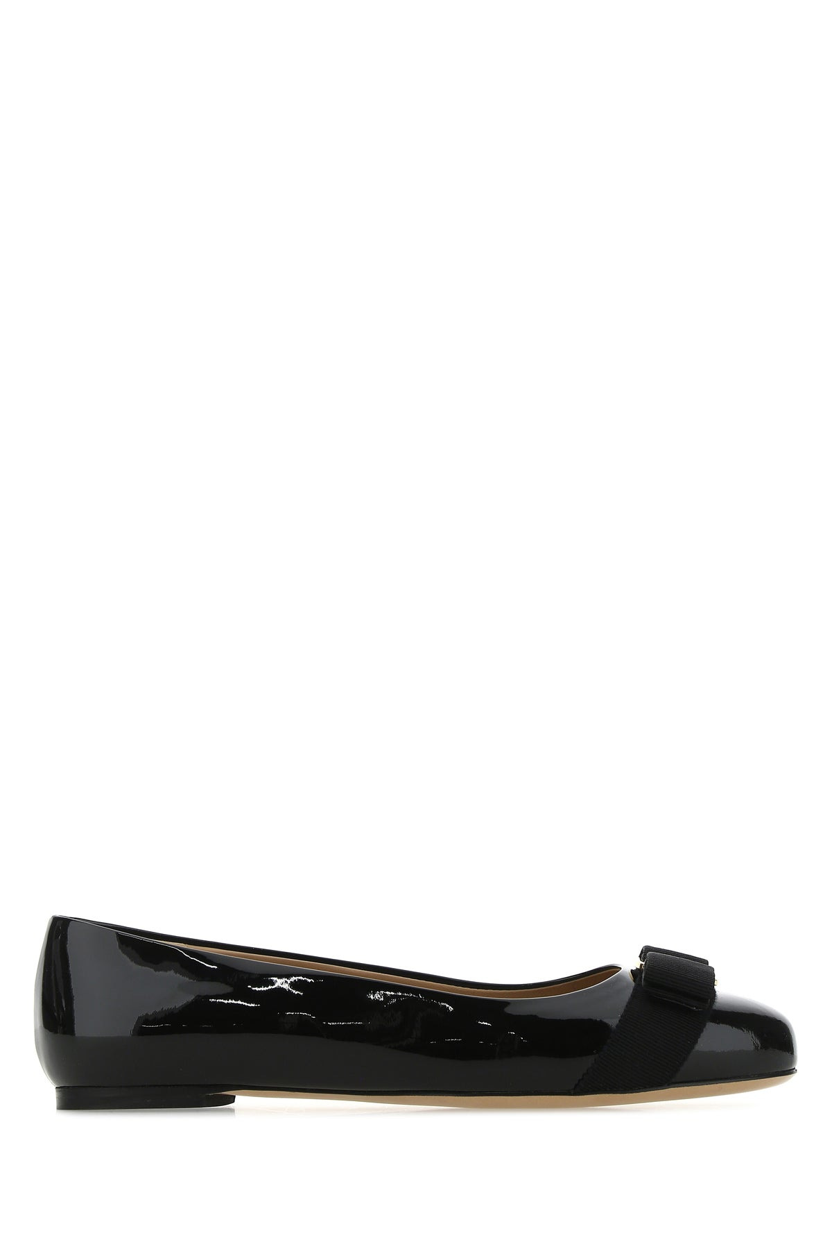 Black leather Varina ballerinas - 1