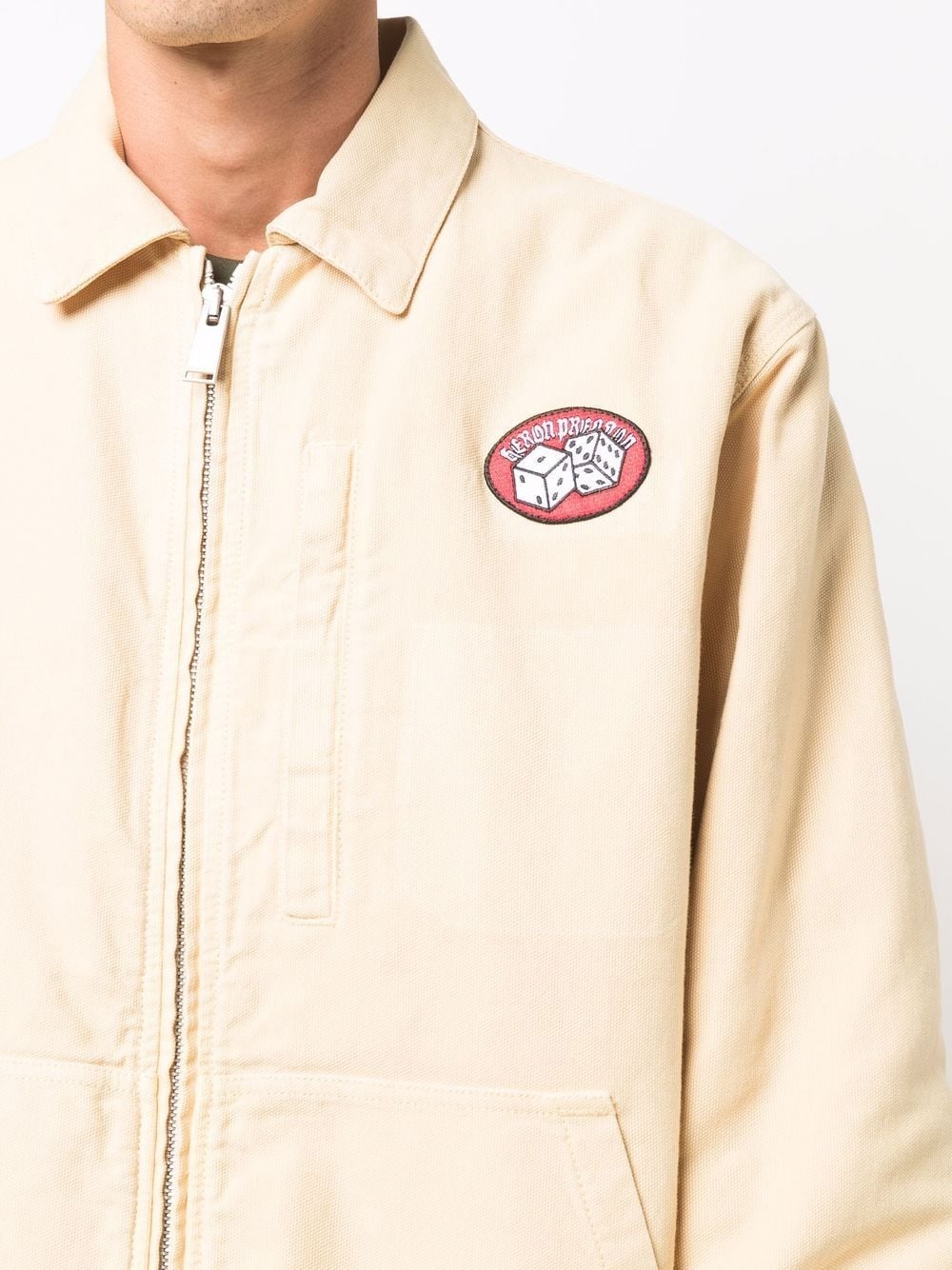 patch-detail canvas jacket - 5