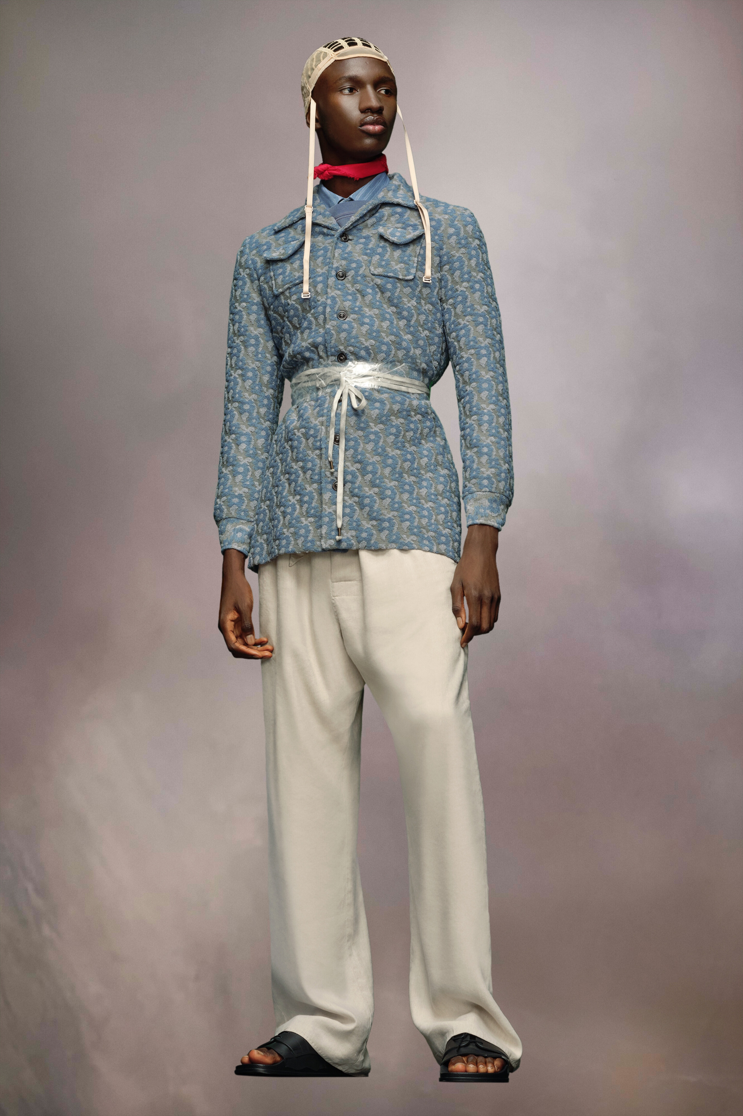 Knitted jacquard shirt - 3