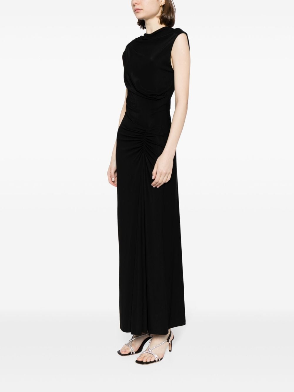 Acacia ruched-detail midi dress - 3