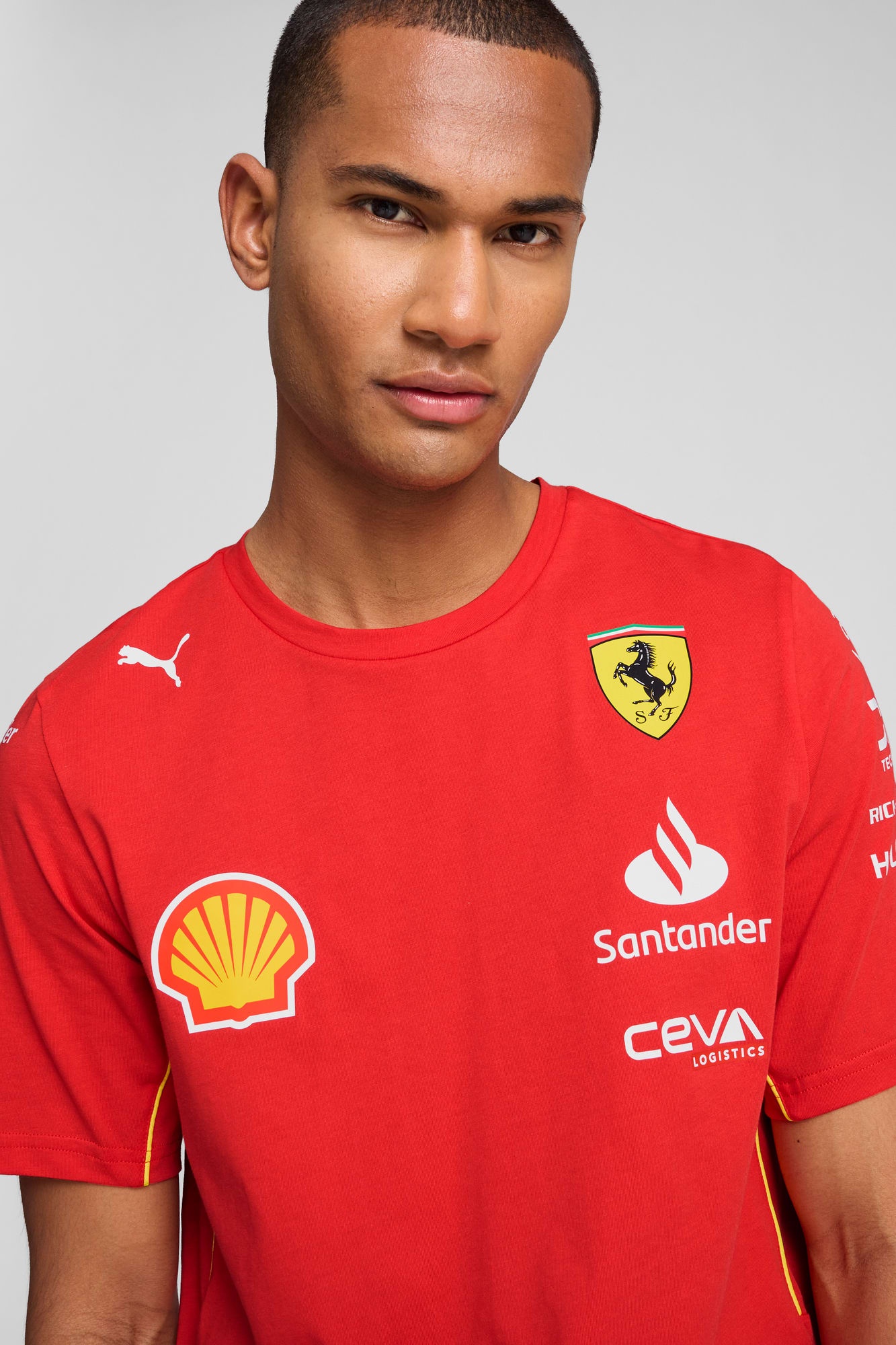 Puma ferrari t shirt red on sale