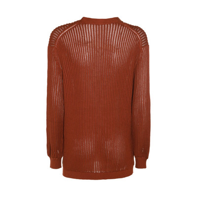 Loro Piana brown silk knitwear outlook