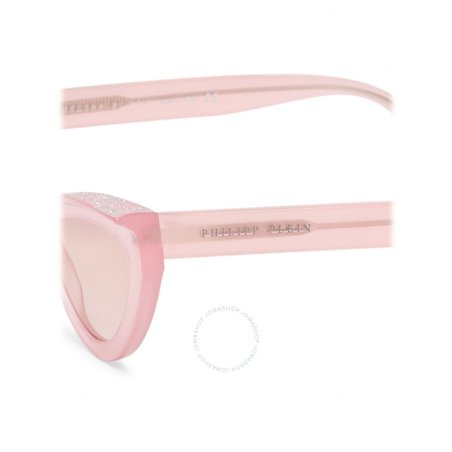 Philipp Plein Statement Pink Mirror Cat Eye Ladies Sunglasses 000-WES0076-PTE003N-KUXU - 4