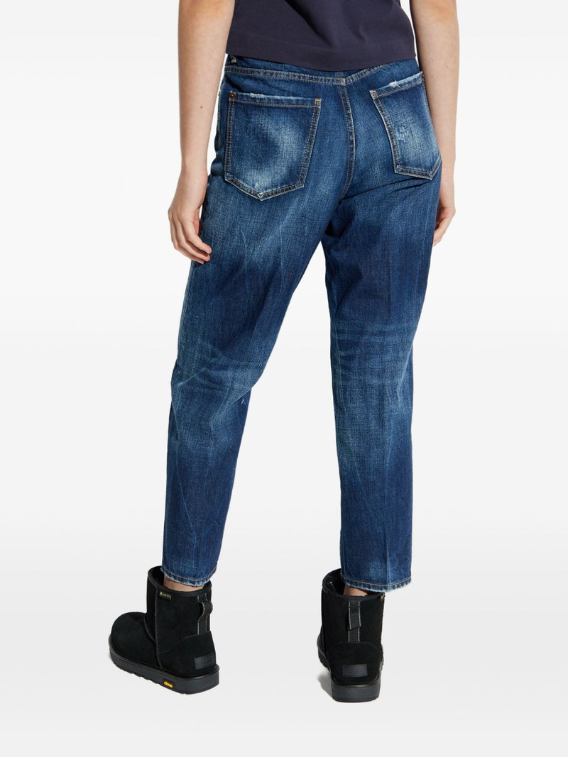 distressed-effect jeans 4