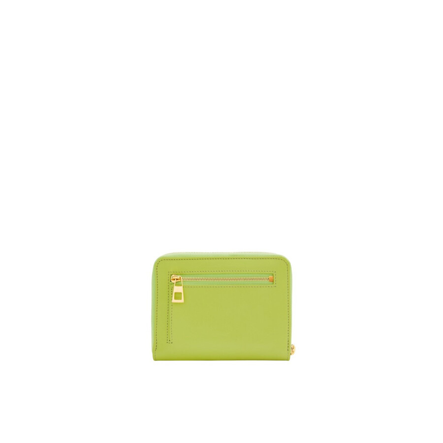 Loewe Knot Compact Zip Around Wallet - Anise/Black - 2