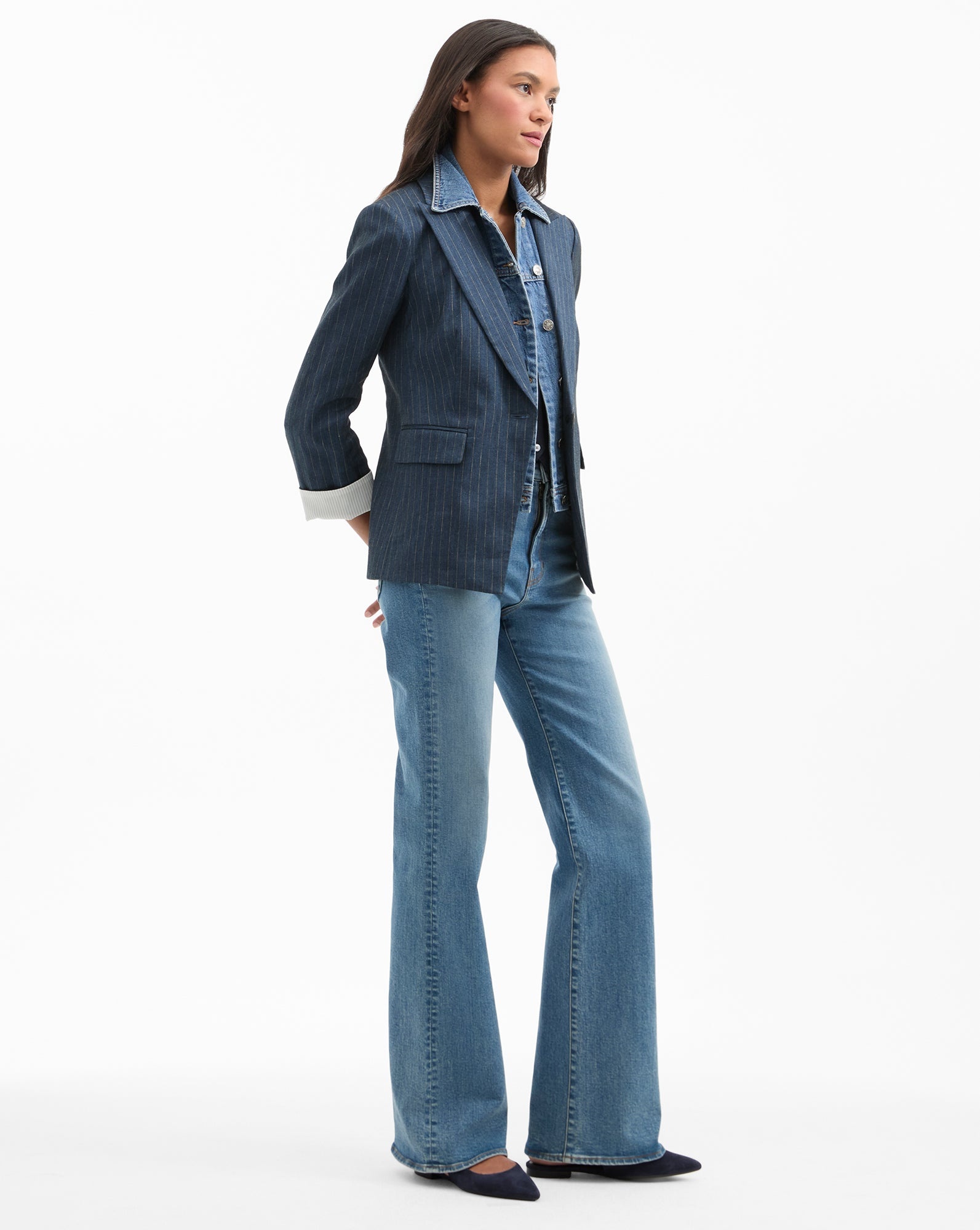 OBIE PINSTRIPE DICKEY JACKET - 6