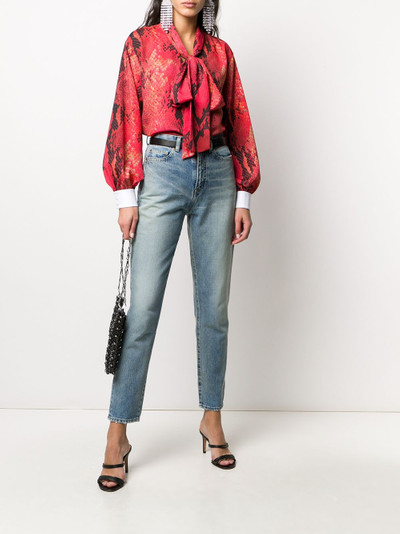 MSGM snake-print blouse outlook