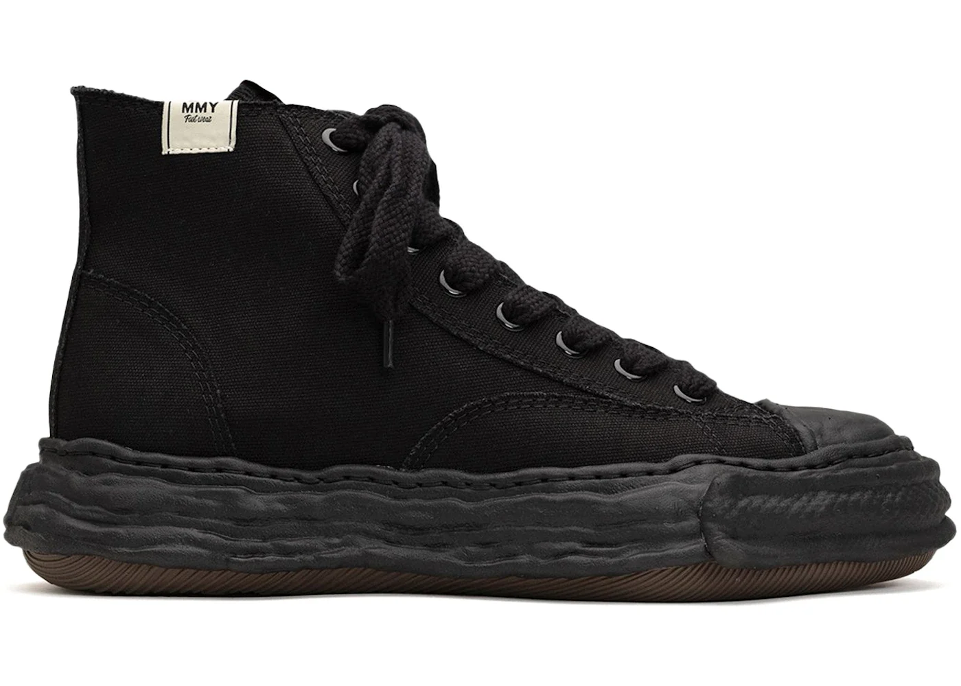 Maison Mihara Yasuhiro Peterson 23 OG Sole Canvas High Triple Black - 1