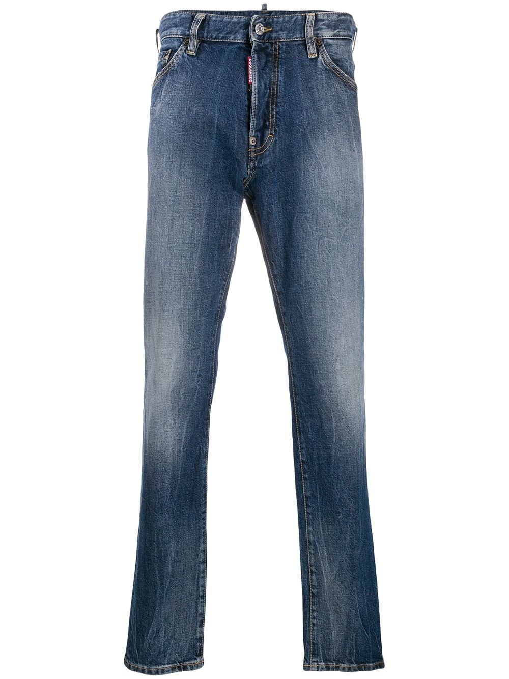 faded effect jeans - 1