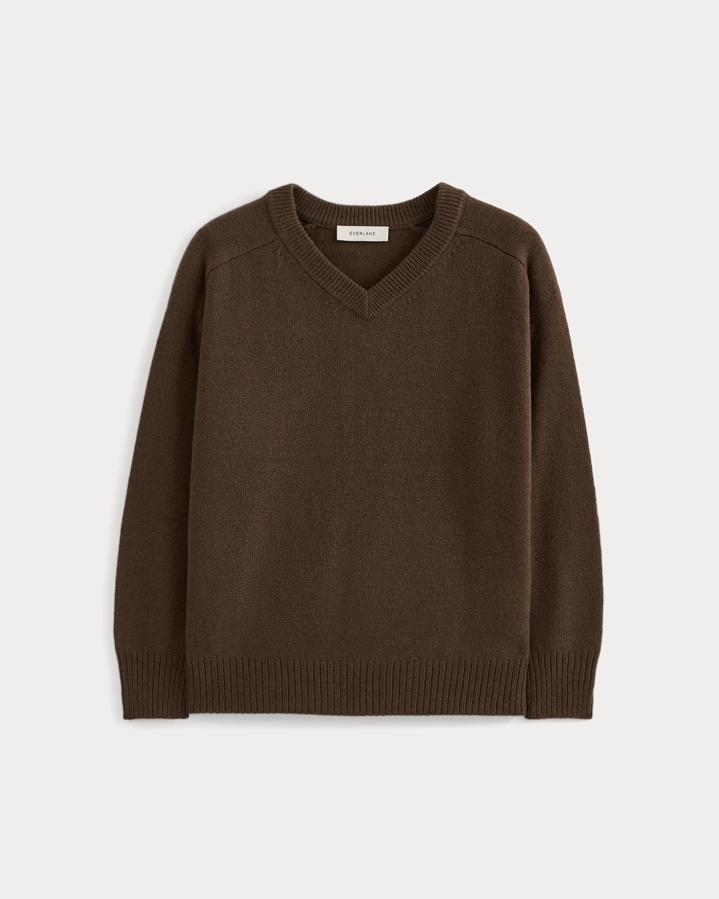 CASHMERE HIGH V BOYFRIEND SWEATER - 1