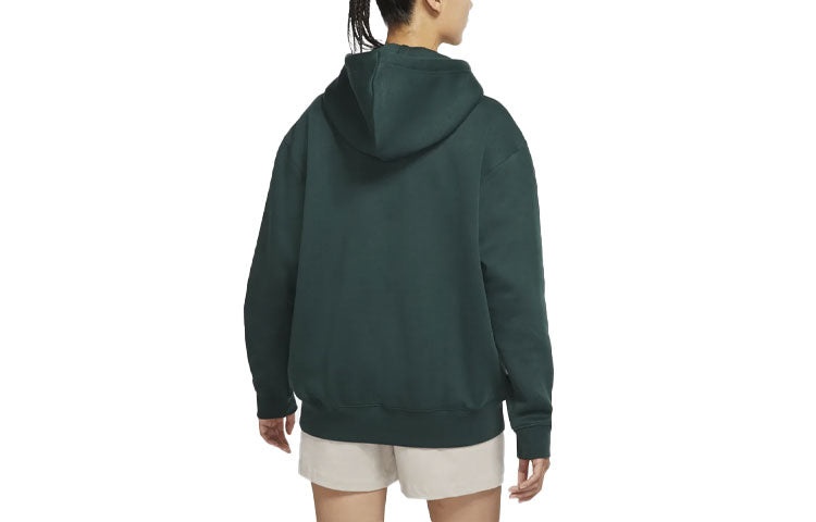 (WMNS) Nike Sportswear Collection Fleece Casual Sports Hoodie 'Green' DJ7669-397 - 2