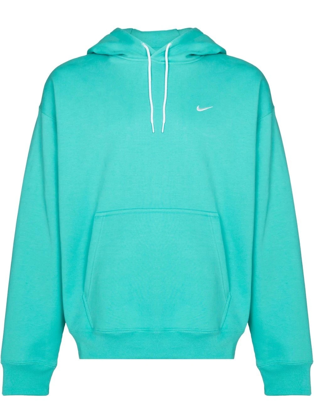 Solo Swoosh logo-embroidered hoodie - 1