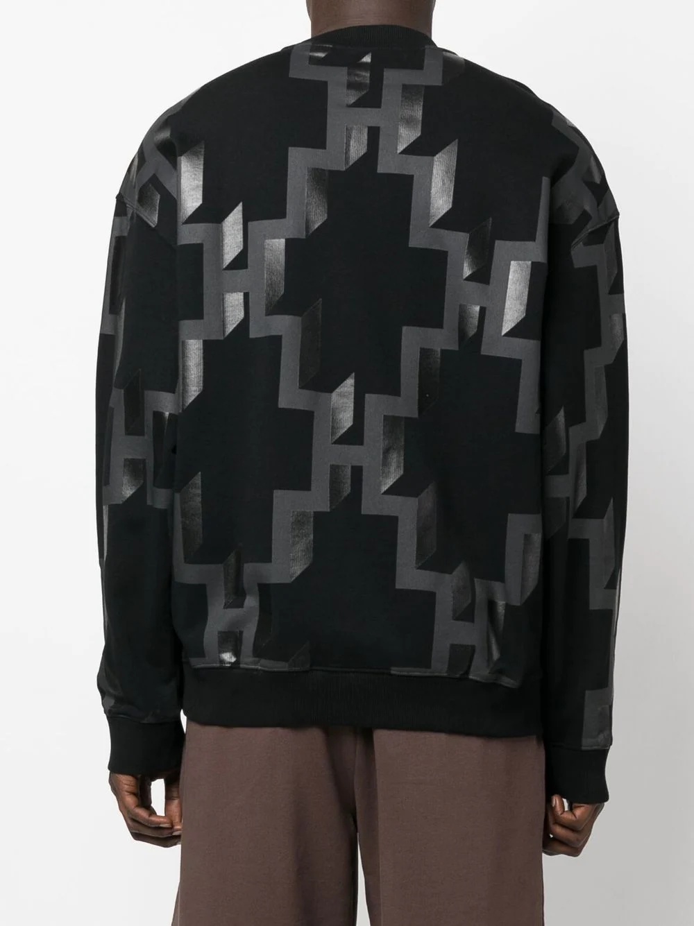 logo-print cotton sweatshirt - 7