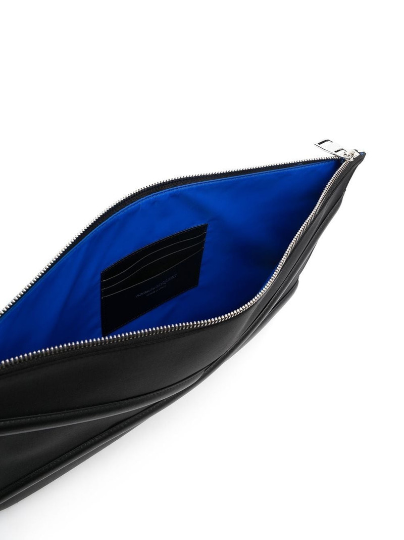 Harness logo-print clutch bag 5