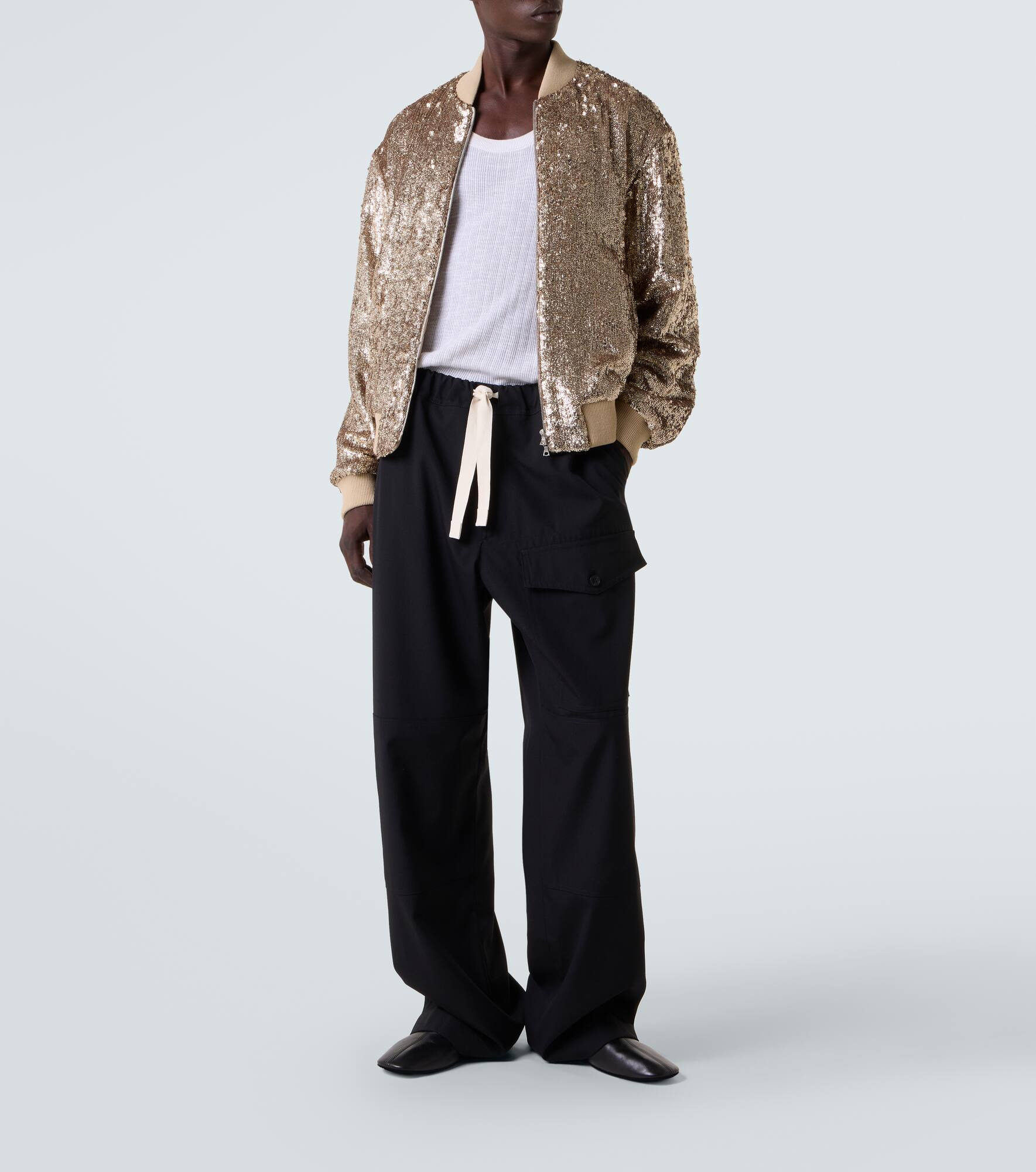 Sequined bomber jacket - 2
