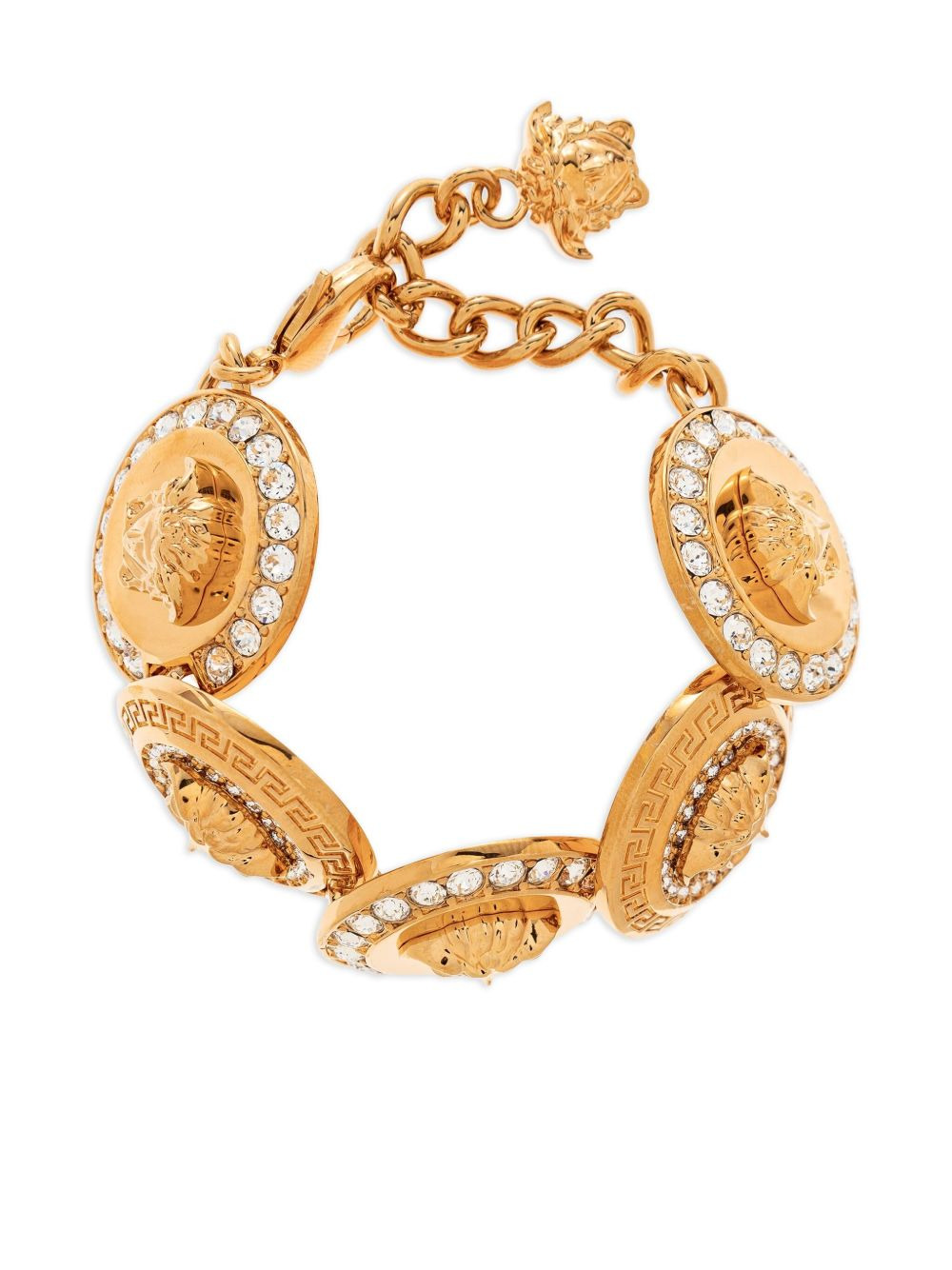 Medusa crystal-embellished bracelet - 1