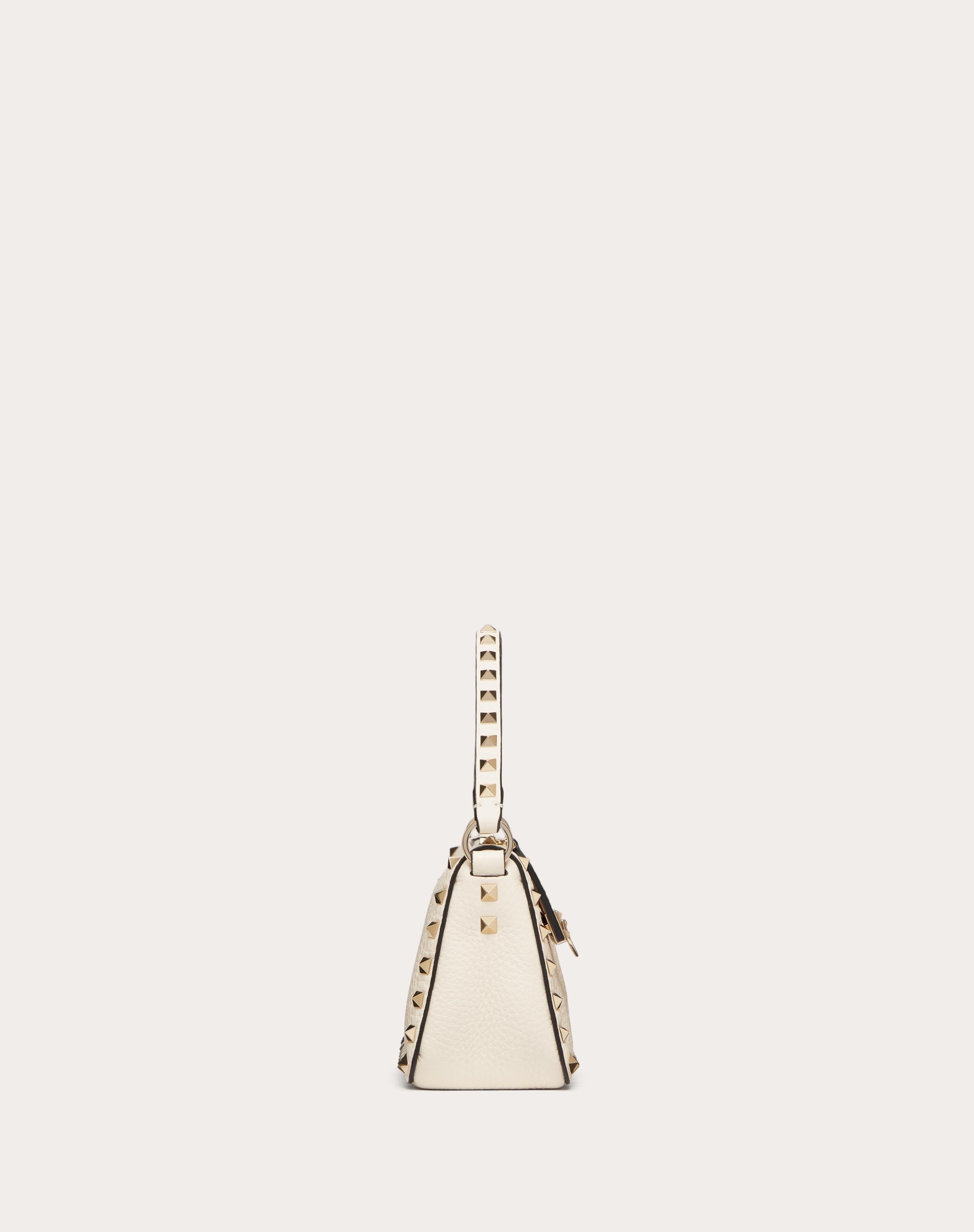 SMALL ROCKSTUD GRAINY CALFSKIN CROSSBODY BAG - 4