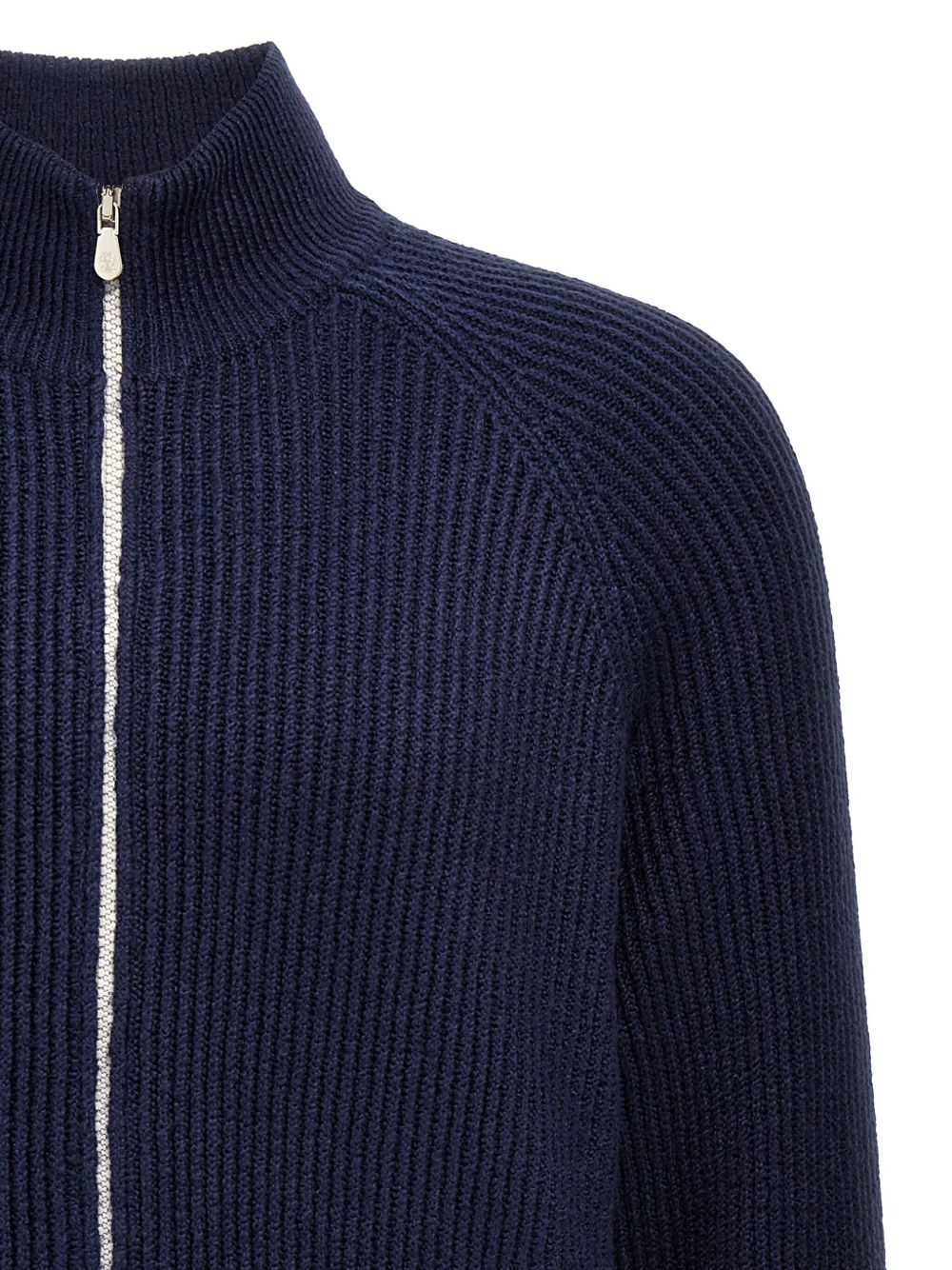 ribbed cardigan - 3