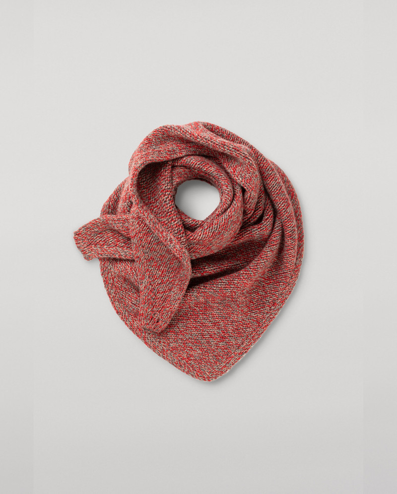 Keill Red Marl Cashmere Triangle 1