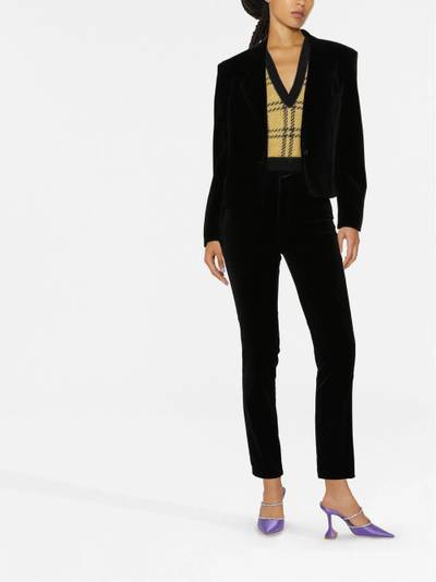 Alessandra Rich single-breasted cropped blazer outlook