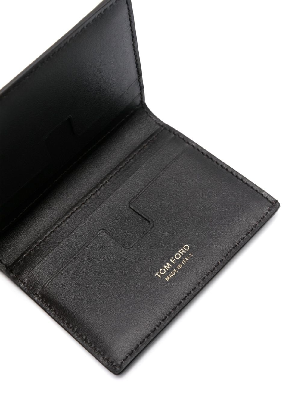 bi-fold leather cardholder - 3