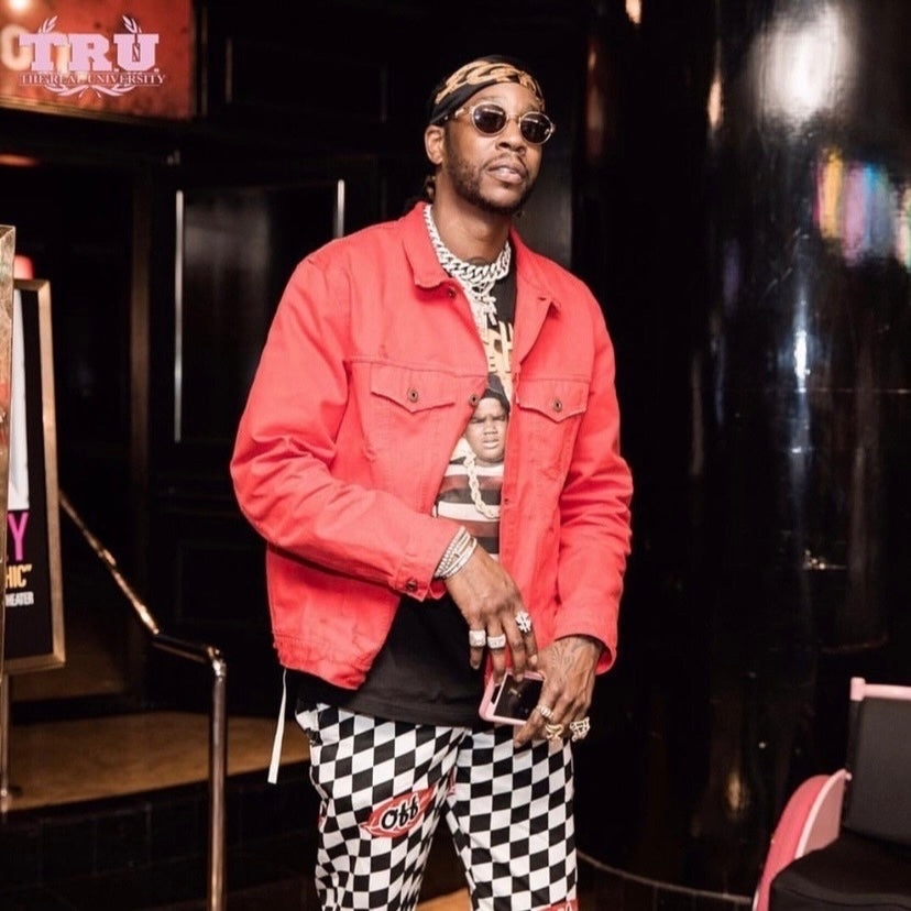 Off-White fall 2017 Runway checker leaf chino pants 31 - 4