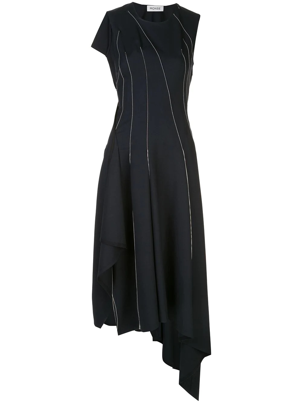 falling thread asymmetric dress - 1