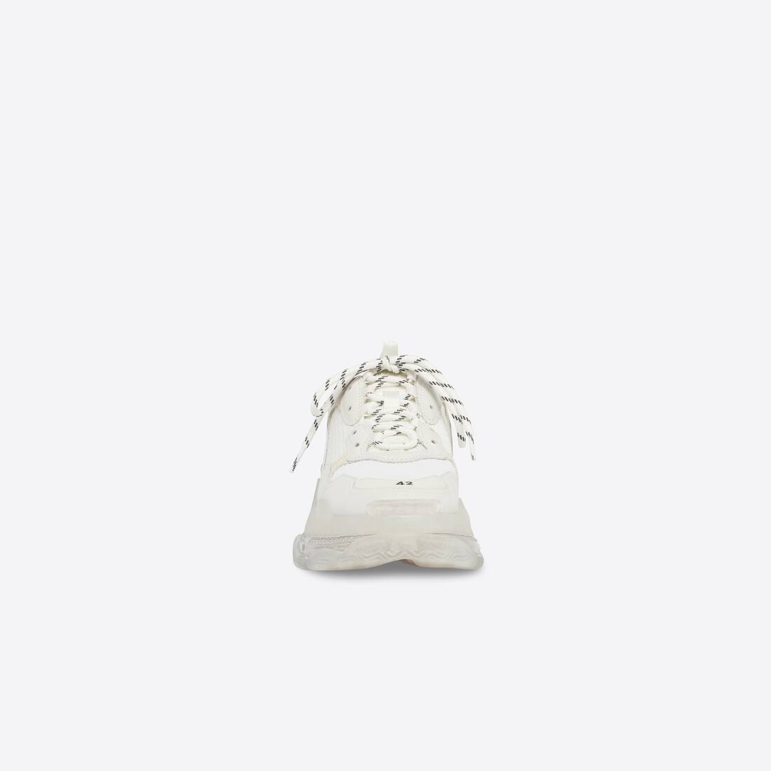 Men's Triple S Sneaker Clear Sole in White - 3