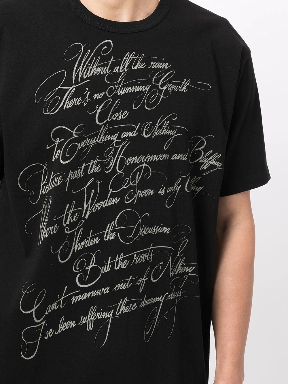 slogan-print cotton T-shirt - 5