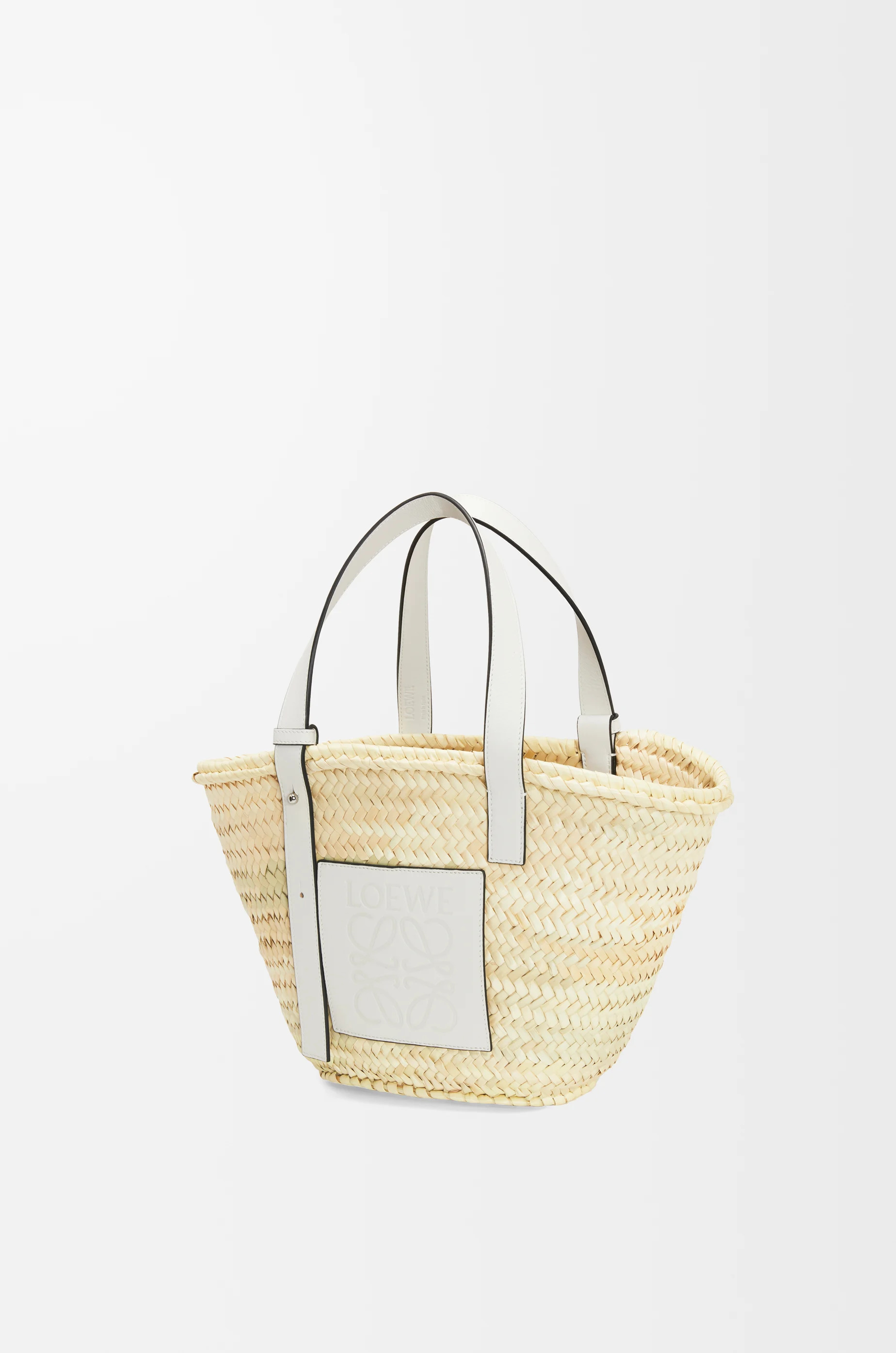 BASKET In PALM LEAF/CALF - 3