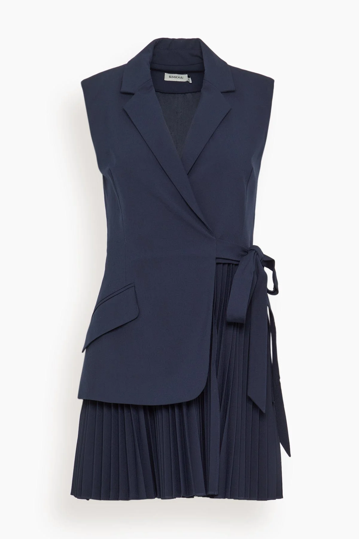 Eman Sleeveless Mini Dress in Midnight - 1