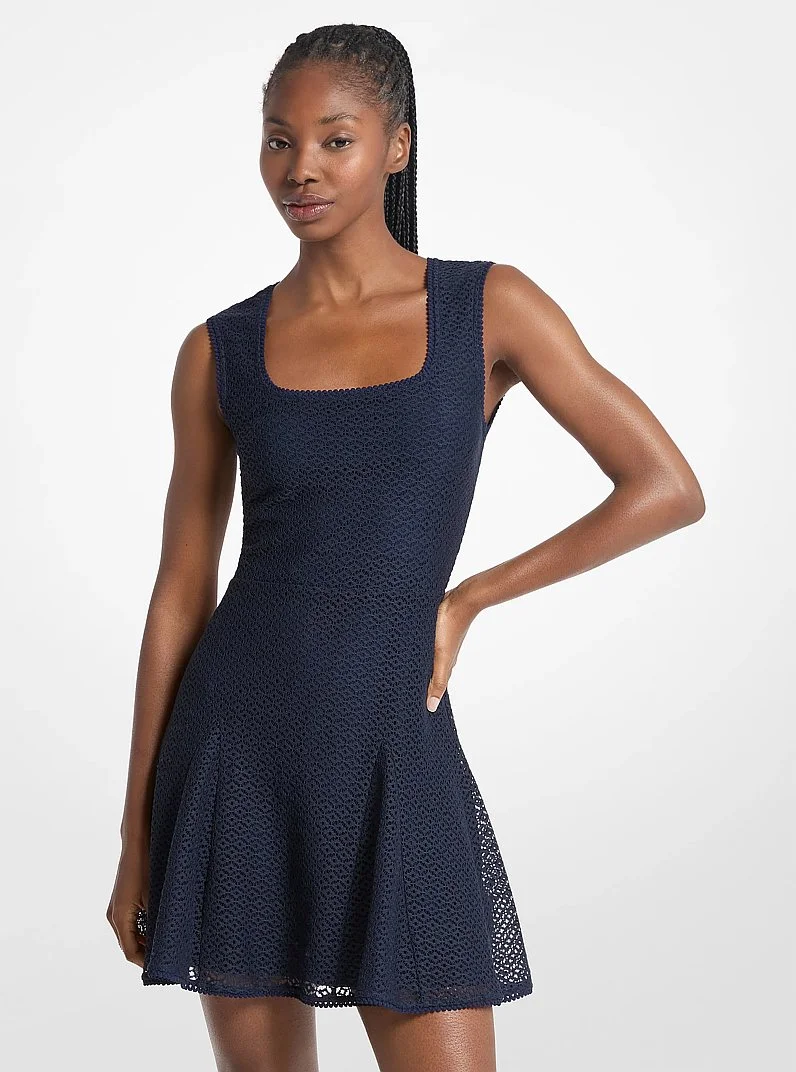 Lace Mini Dress - 1