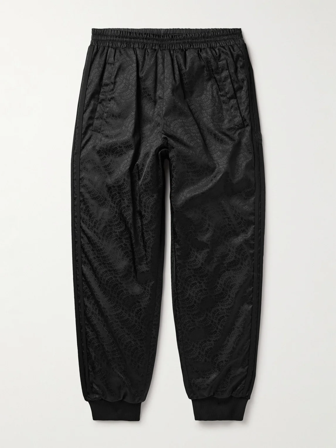 adidas Originals Straight-Leg Reversible Logo-Jacquard Shell Down Sweatpants - 1