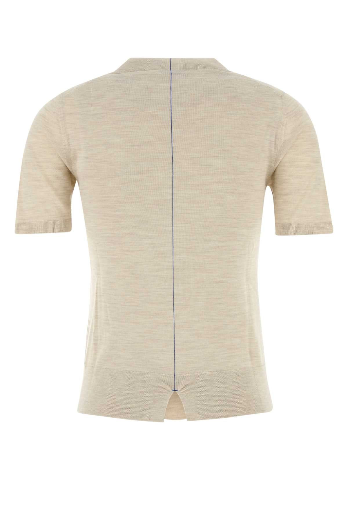 Burberry Women Sand Wool T-Shirt - 2