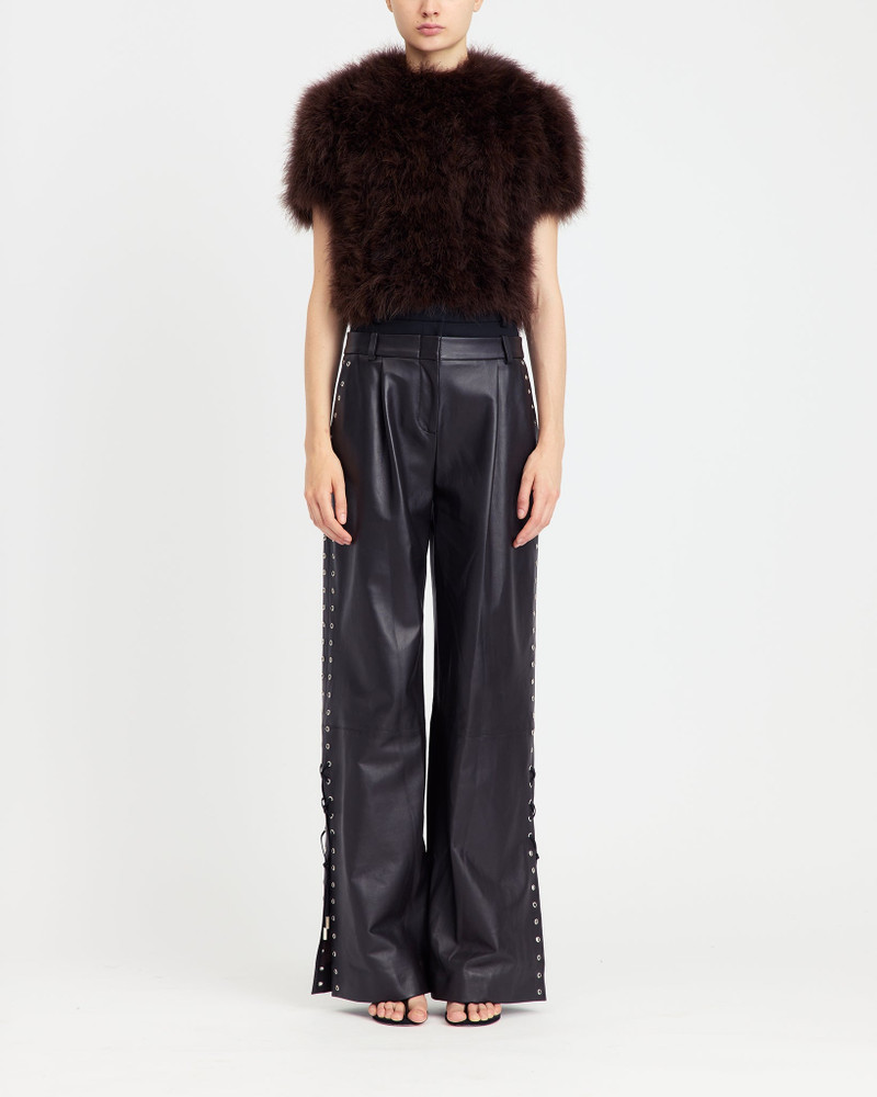 16ARLINGTON IVLIA TROUSERS IN LEATHER outlook