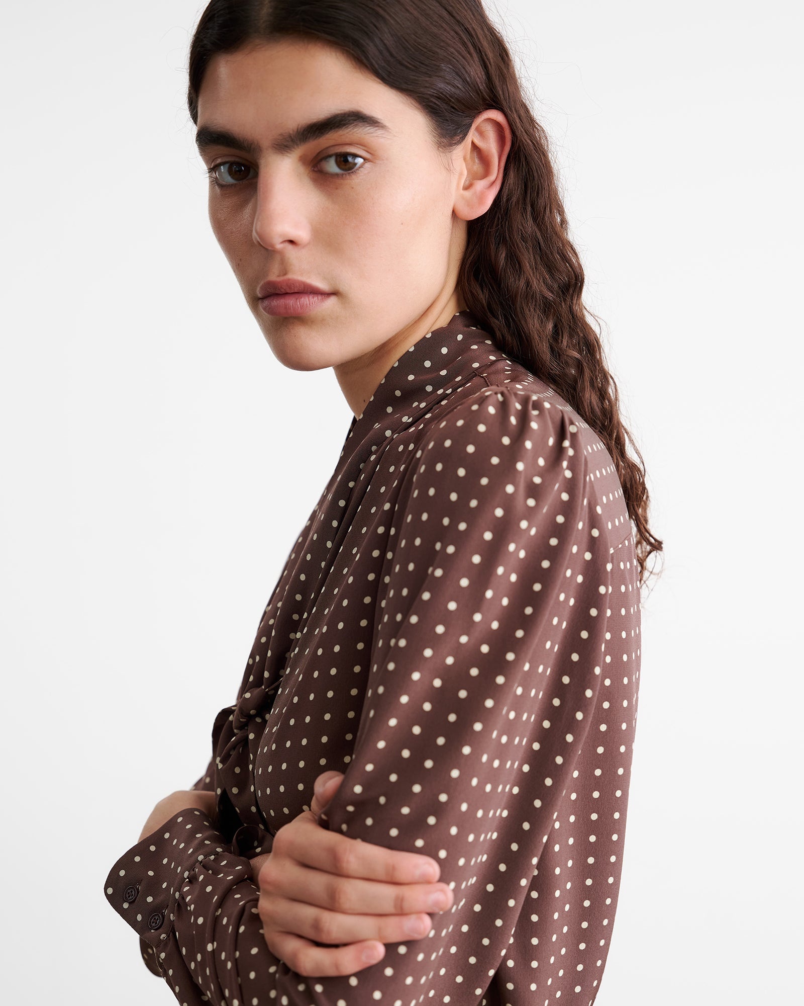 CARINA SILK BLOUSE - 3