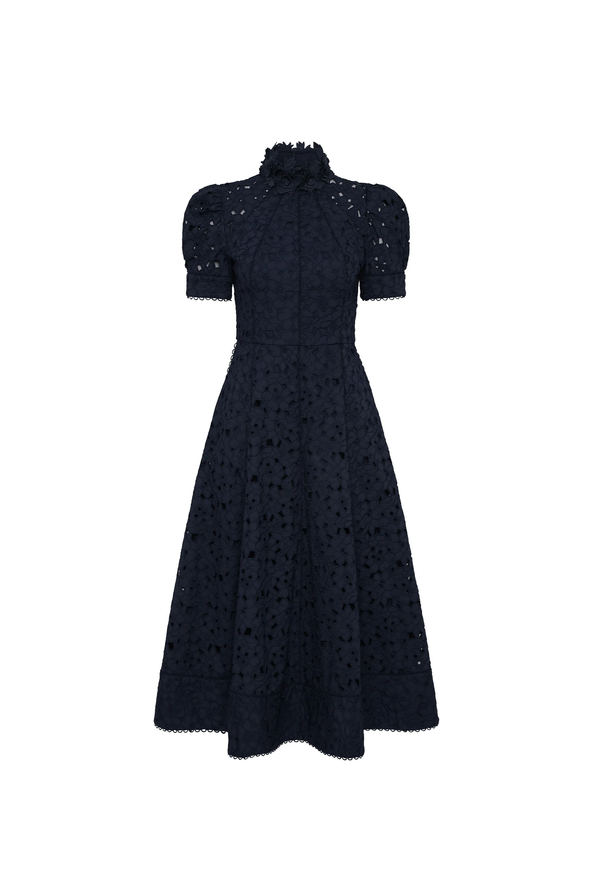 Kitsu Short Sleeve Midi Dress - 1