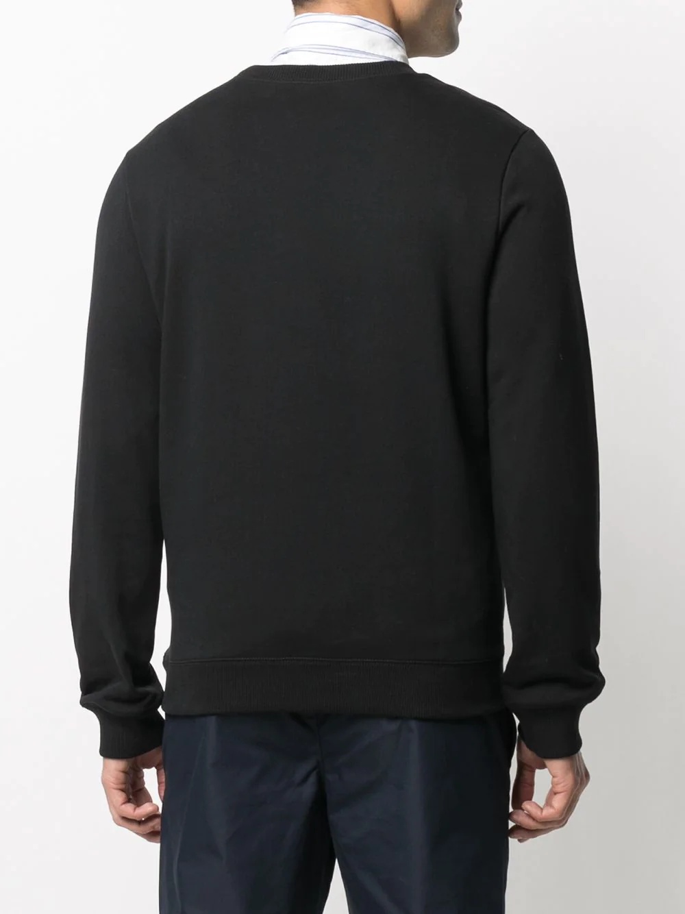 logo-print cotton sweatshirt - 4