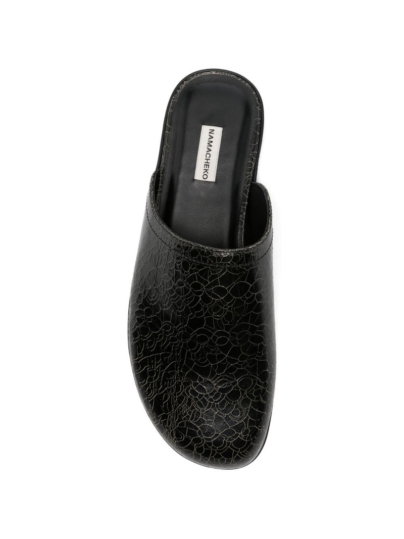 crackled-effect loafers 4