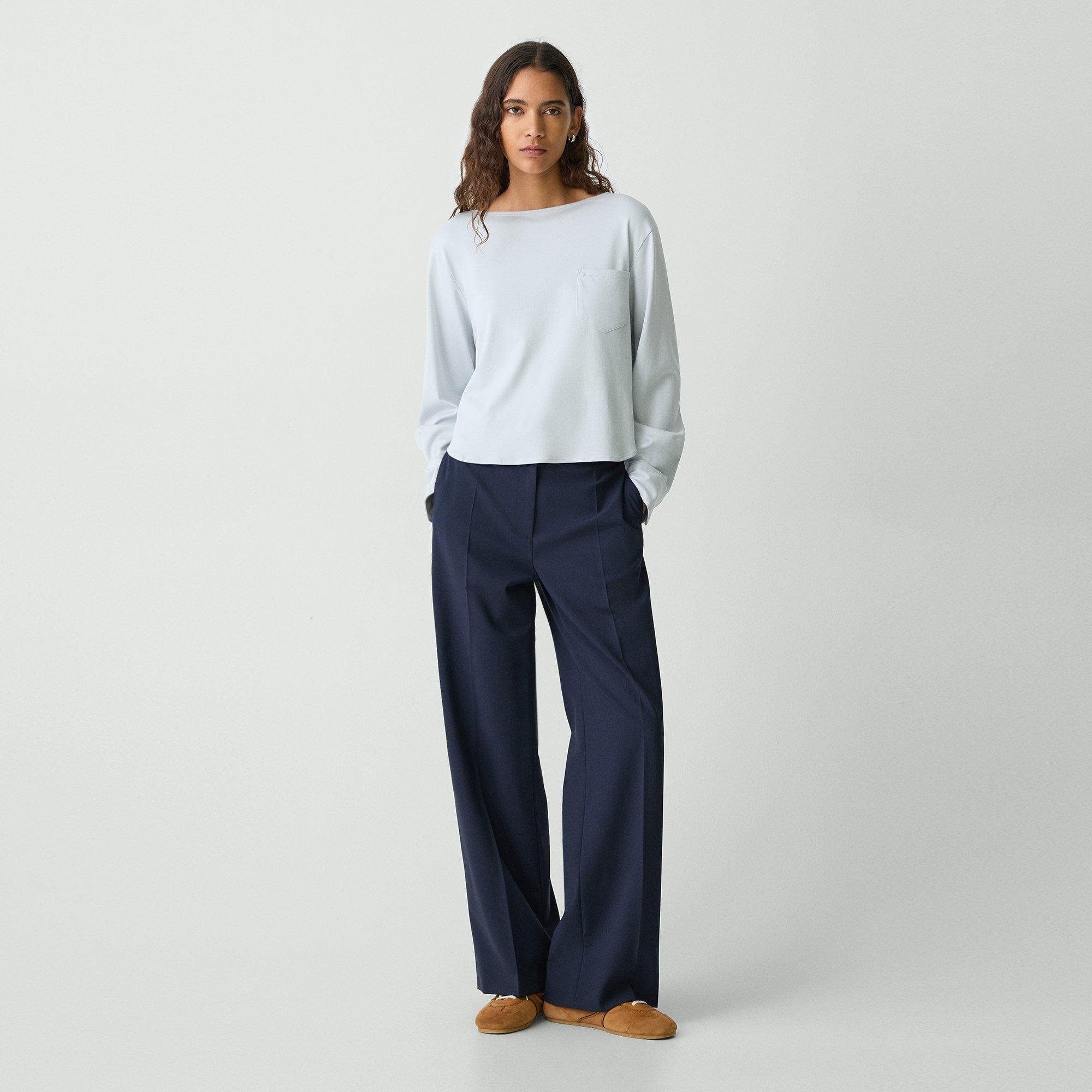 Boatneck Top in Cotton Jersey - 6