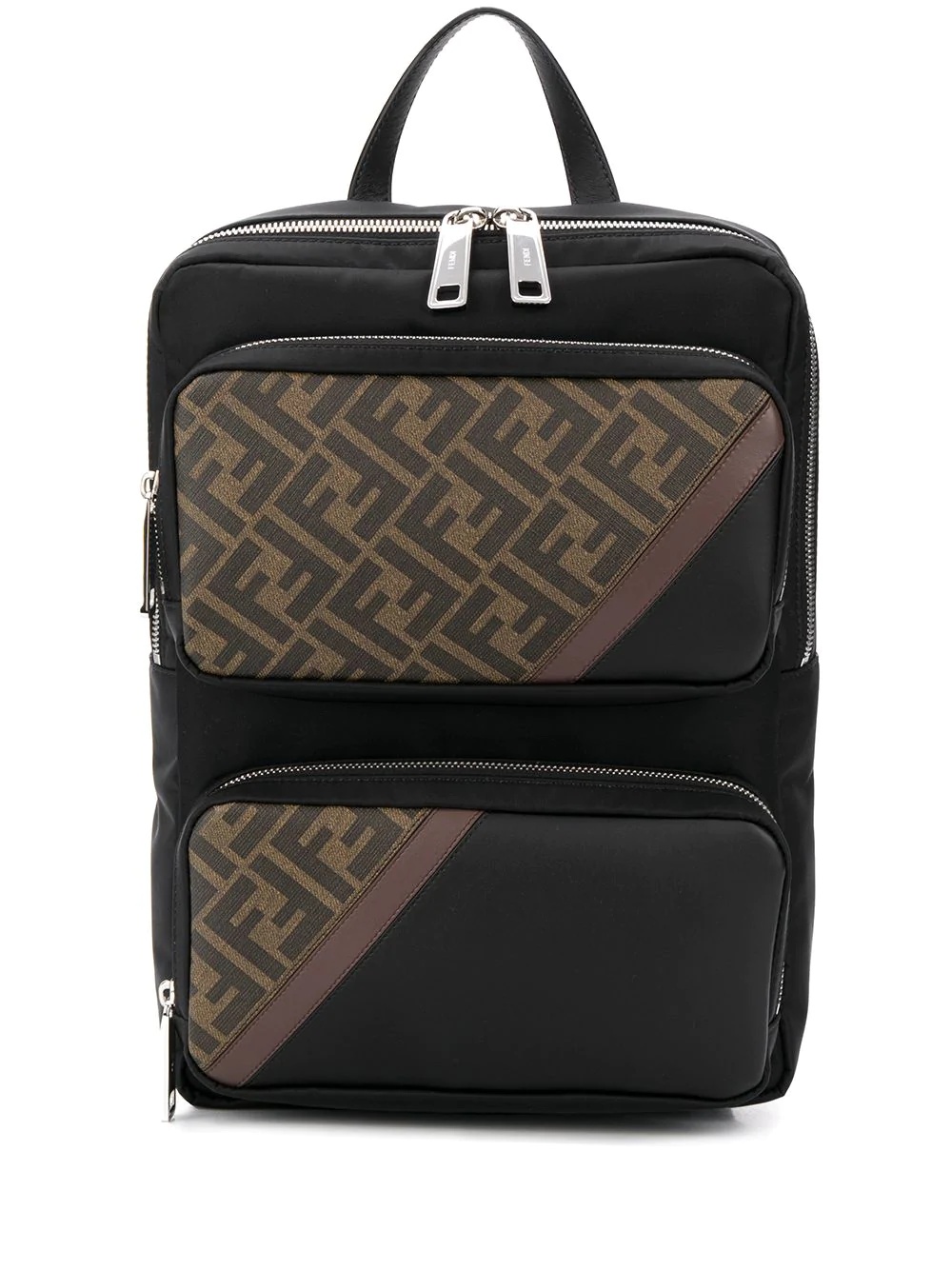 FF motif panelled backpack - 1