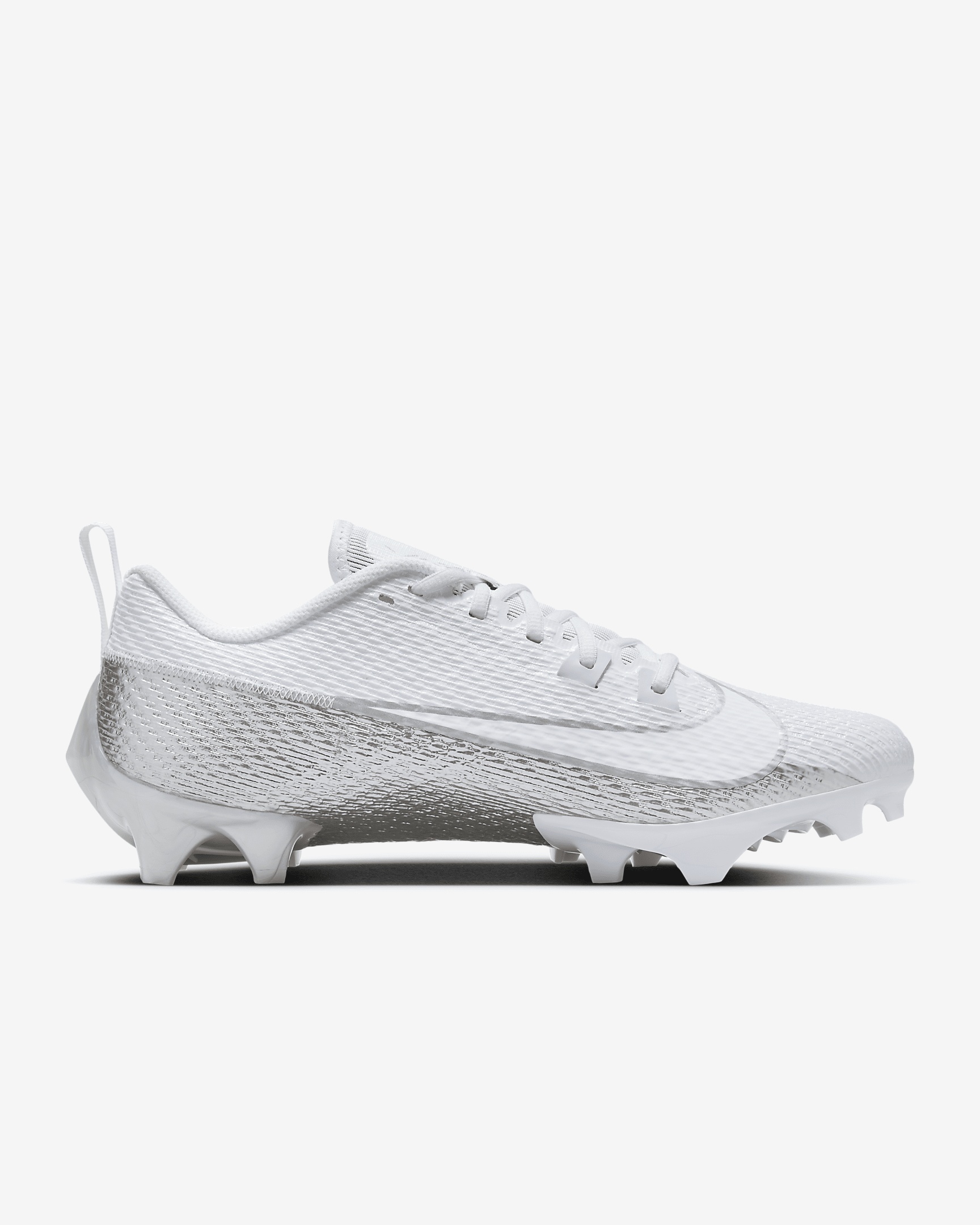 Rare! Nike Vapor Edge Speed 360 2 White Football Cleats DA5455-102 Men\'s Size 9 Nike Vapor Edge Speed 360 2 White Silver Football Cleats  main image 3
