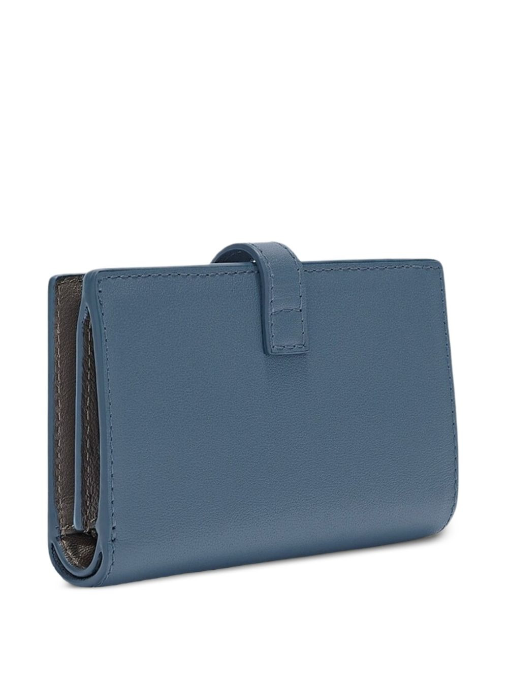 buckle-fastening leather wallet - 2