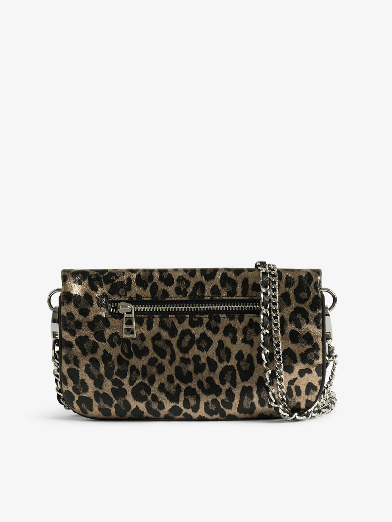 Zadig & Voltaire Rock Nano Metal Leopard Clutch outlook