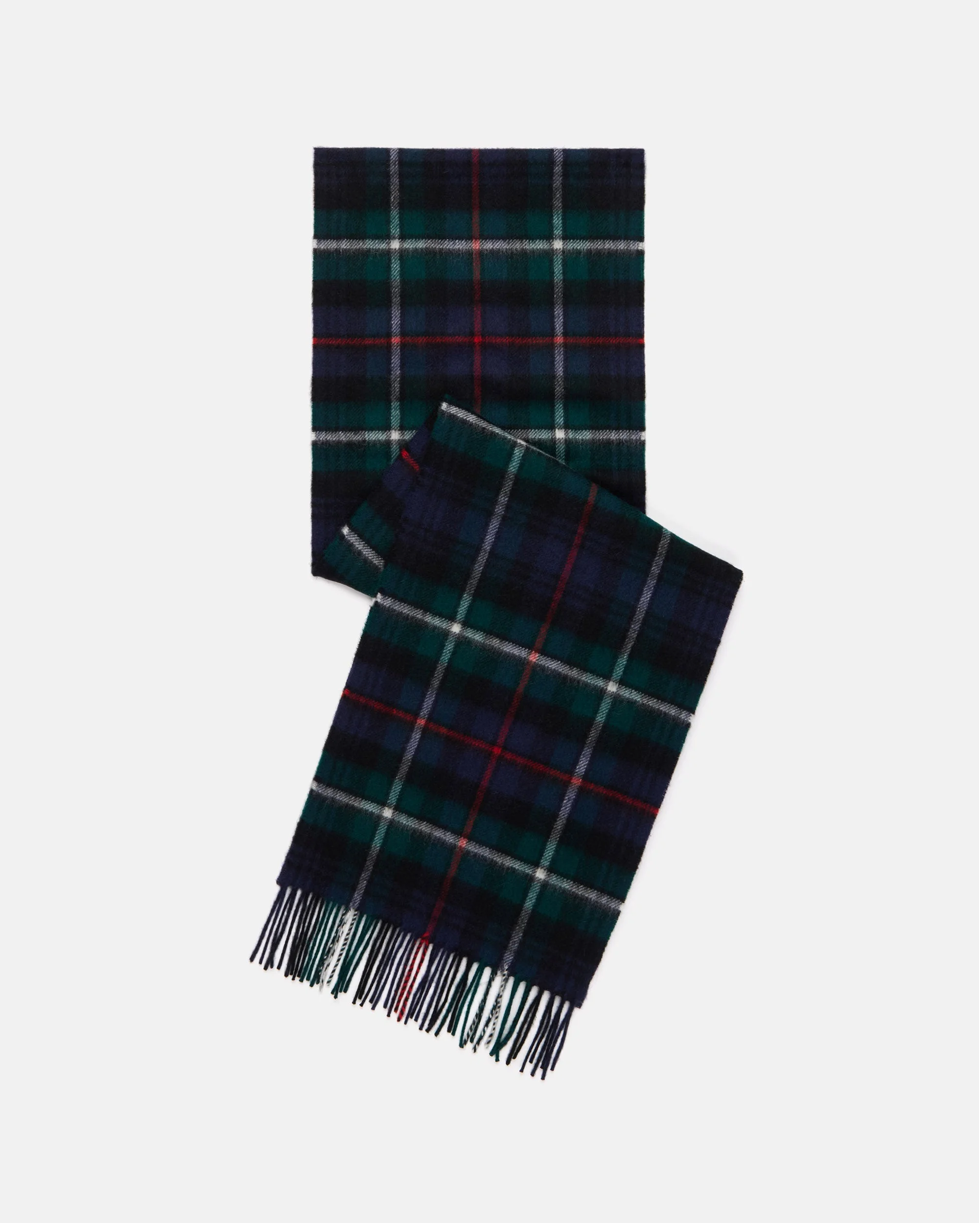 MADE-IN-SCOTLAND MACKENZIE TARTAN CASHMERE MUFFLER - 1