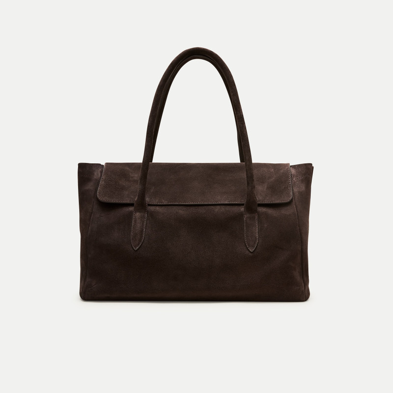 Berkeley large tote in suede 1
