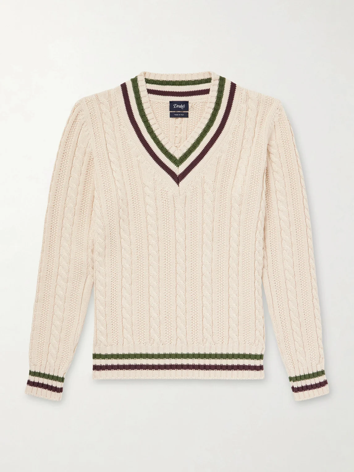 Cricket Knitted Cotton and Cashmere-Blend Sweater - 1