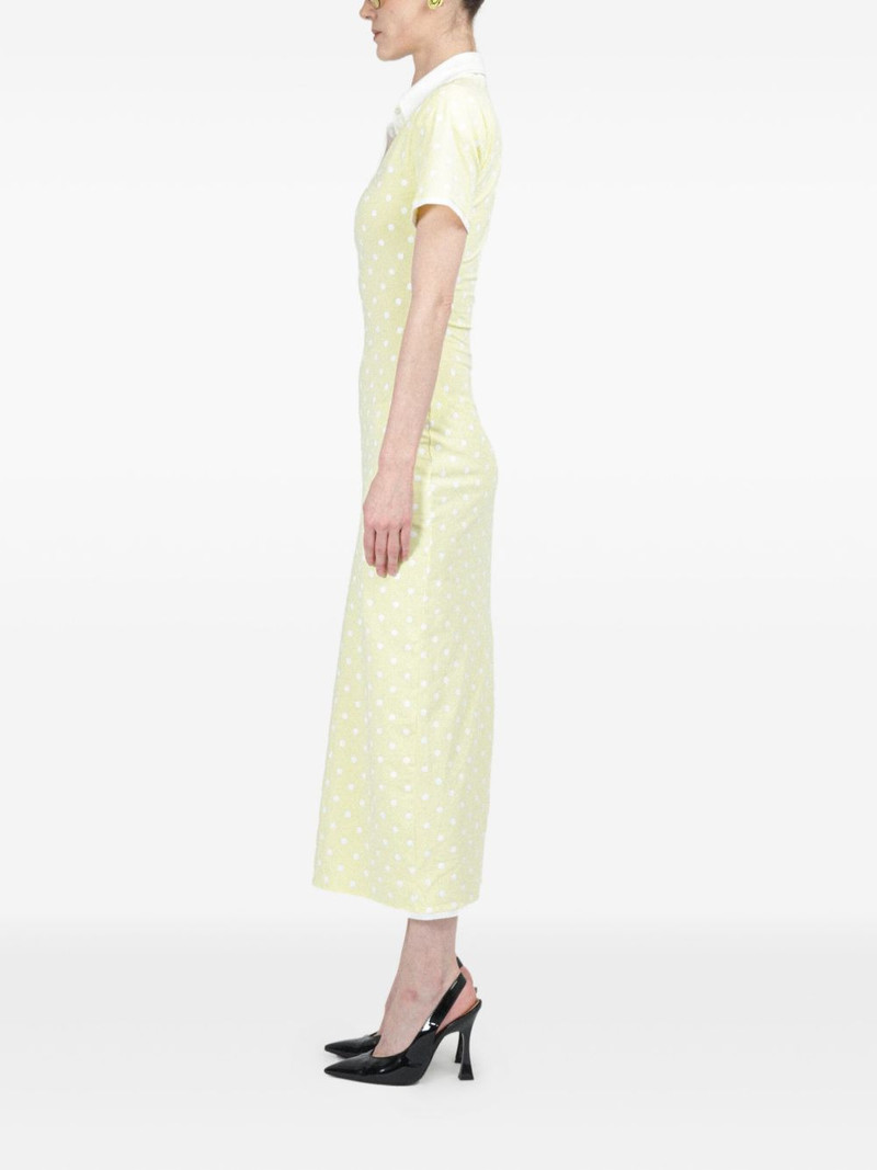 polka-dot jersey midi dress 3